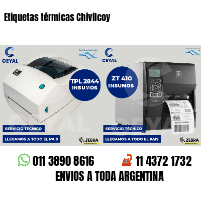 Etiquetas térmicas Chivilcoy