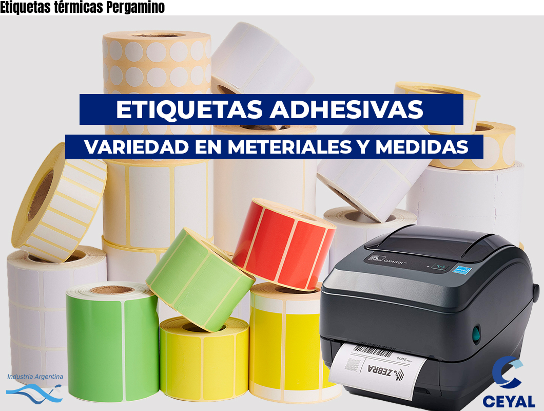 Etiquetas térmicas Pergamino