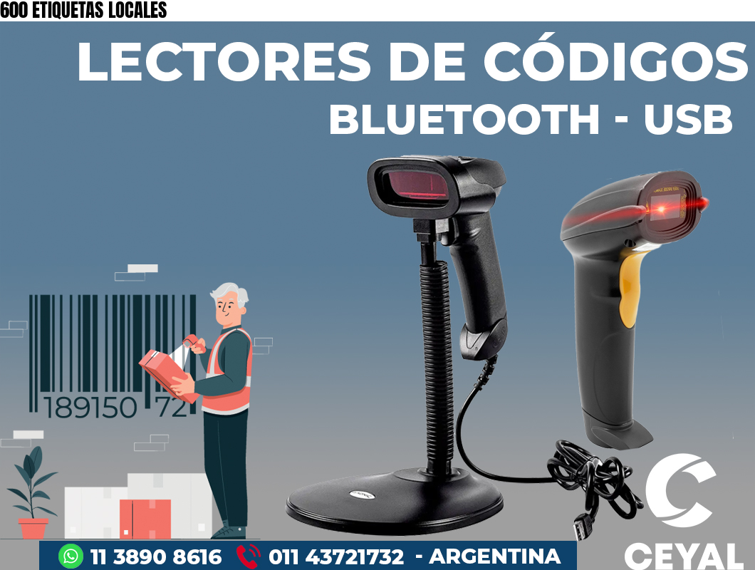 600 ETIQUETAS LOCALES