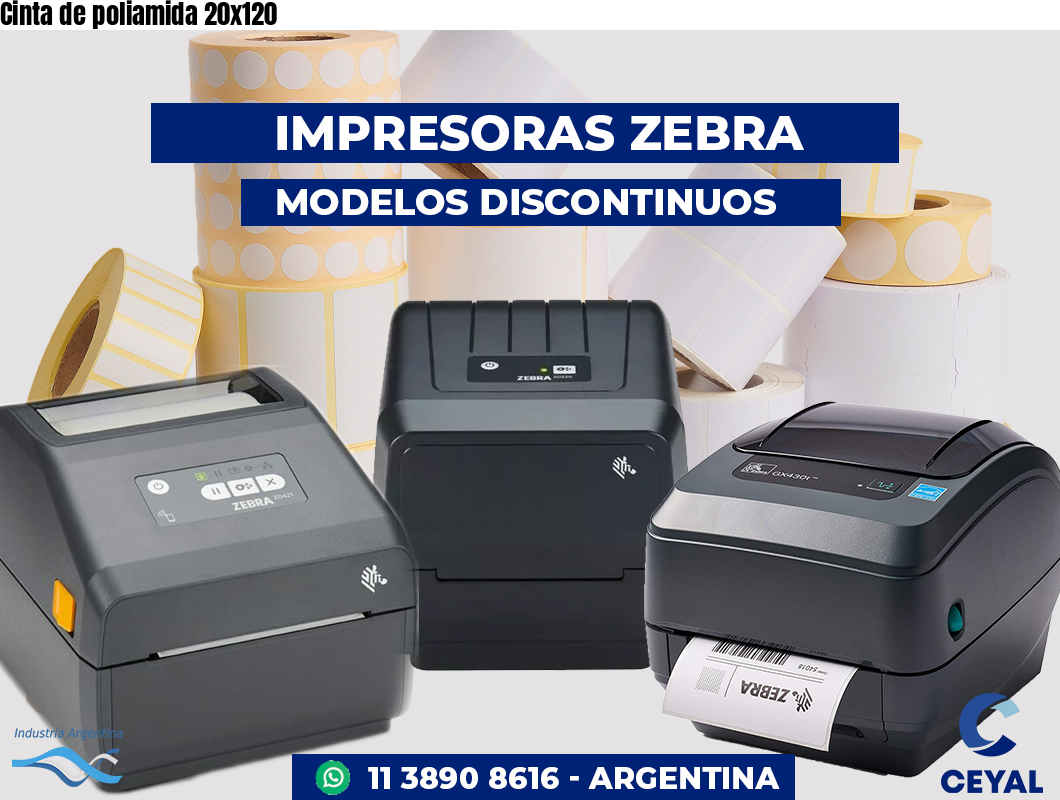 Cinta de poliamida 20x120