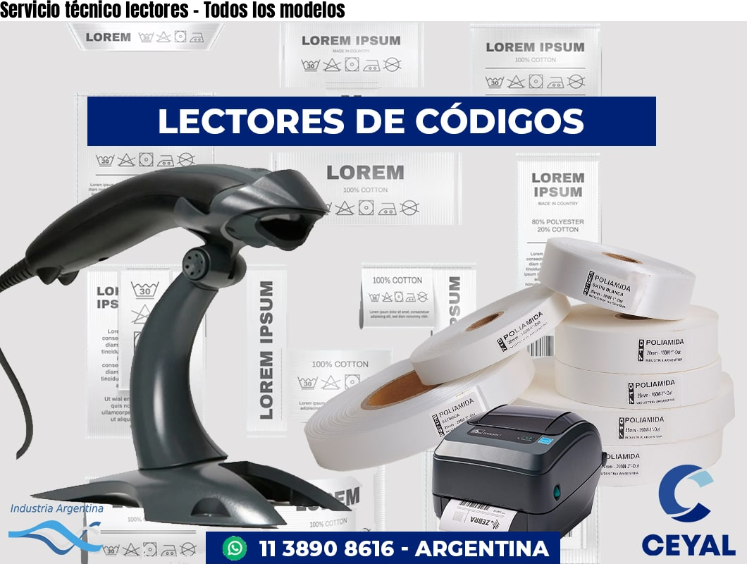 Servicio técnico lectores - Todos los modelos