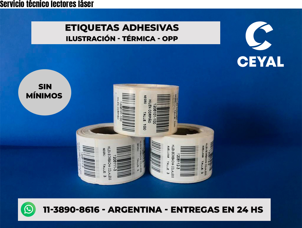 Servicio técnico lectores láser