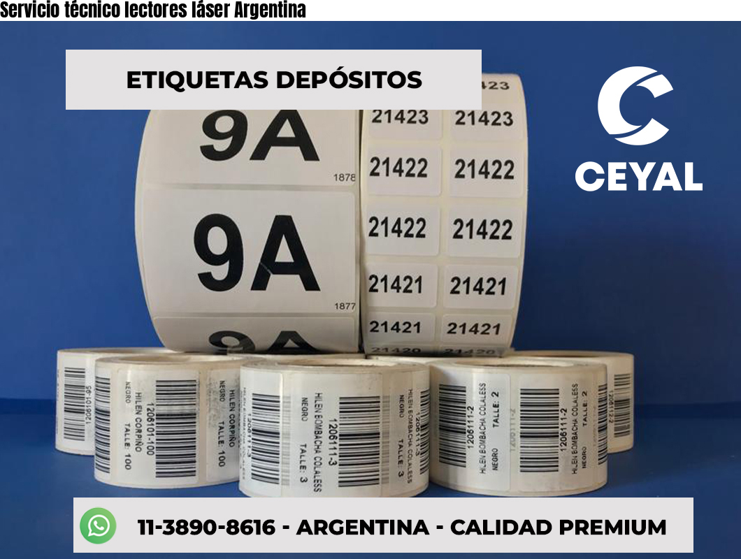 Servicio técnico lectores láser Argentina