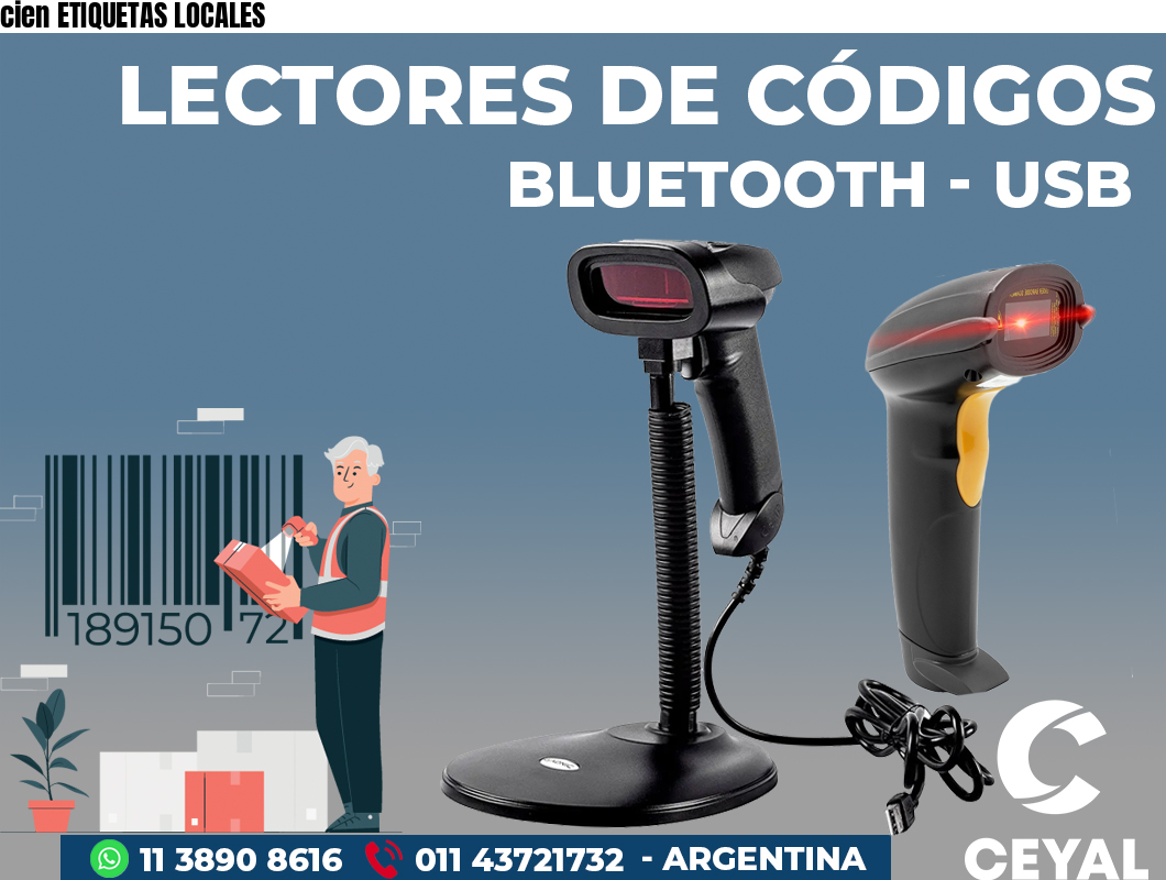 cien ETIQUETAS LOCALES