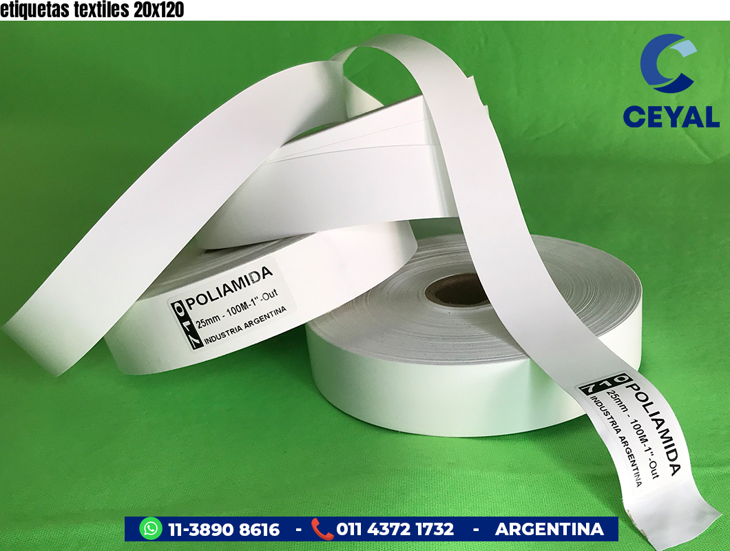 etiquetas textiles 20x120