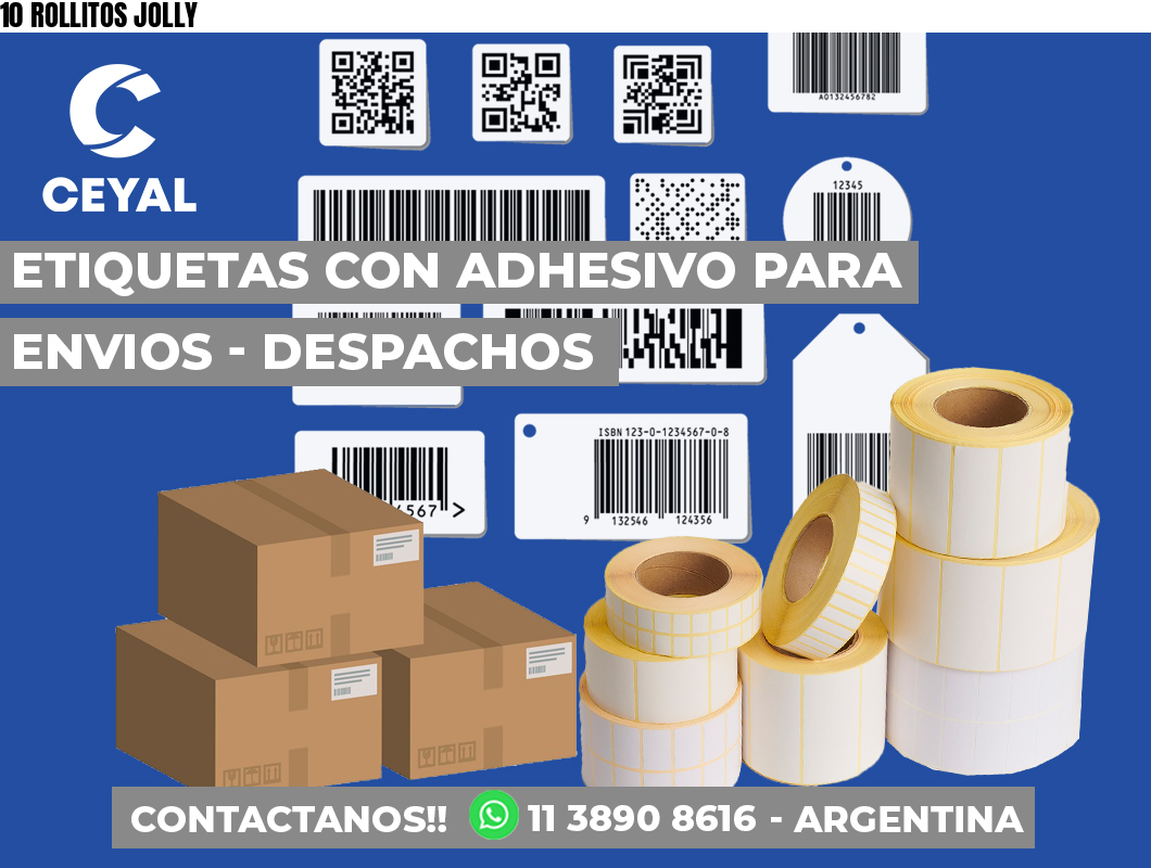 10 ROLLITOS JOLLY