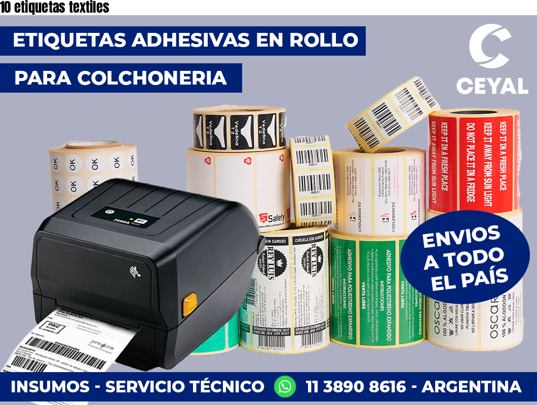 10 etiquetas textiles