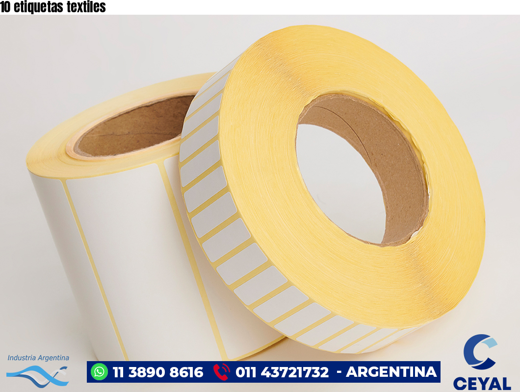 10 etiquetas textiles