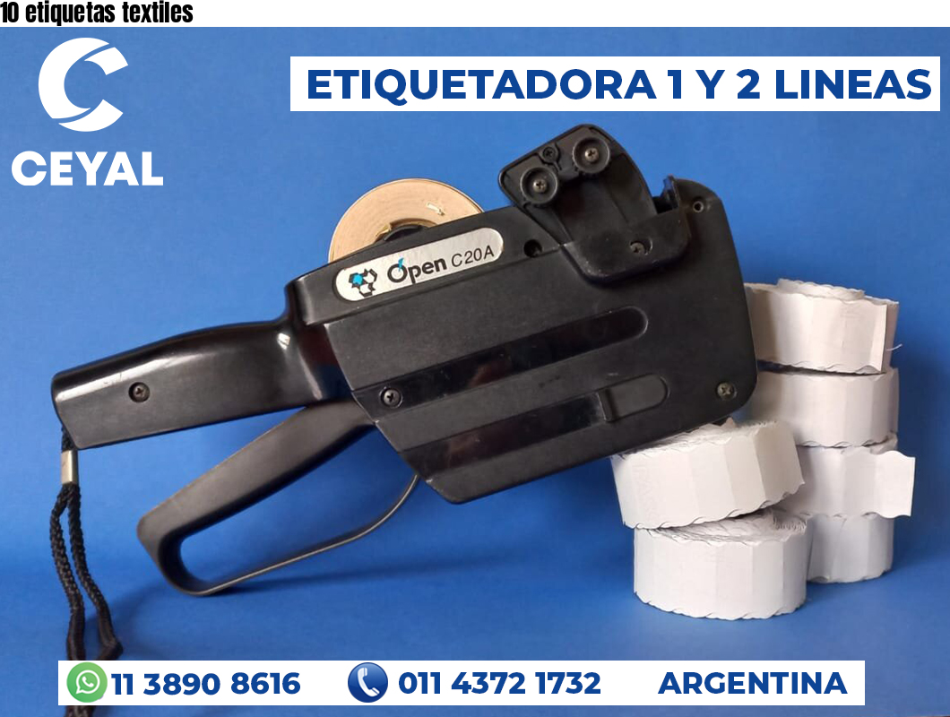 10 etiquetas textiles