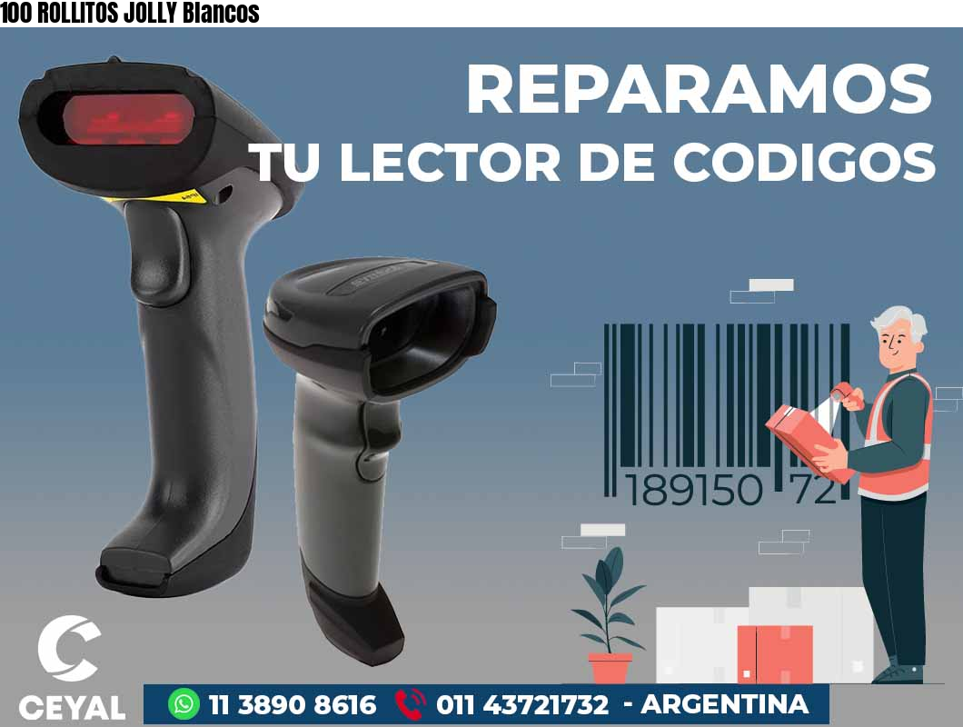 100 ROLLITOS JOLLY Blancos