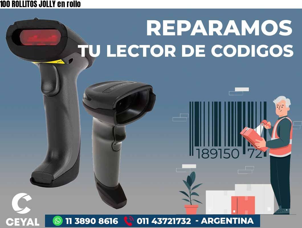 100 ROLLITOS JOLLY en rollo