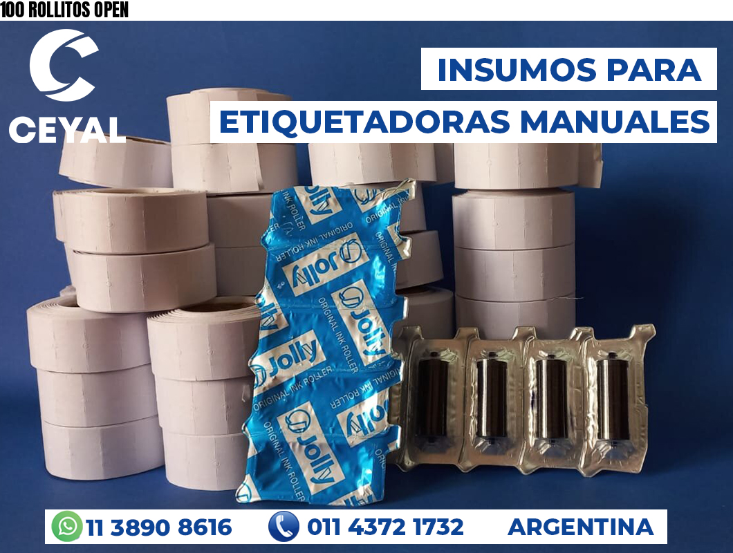 100 ROLLITOS OPEN
