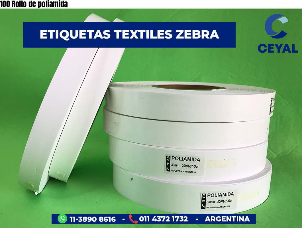 100 Rollo de poliamida