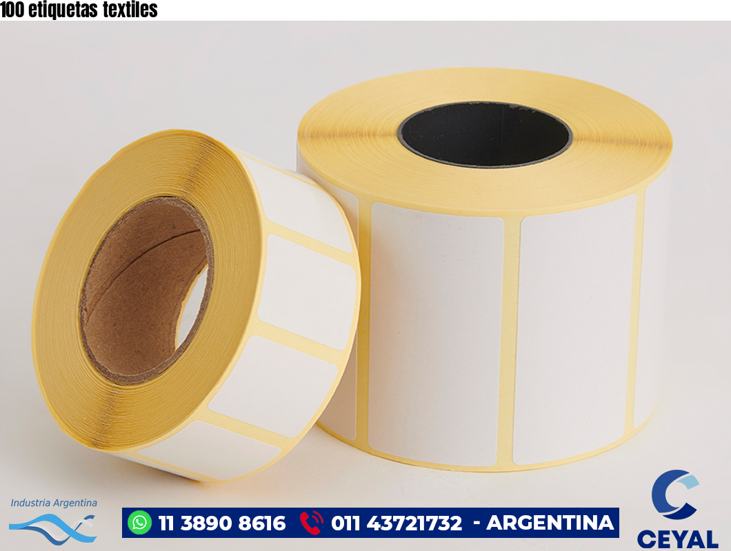 100 etiquetas textiles