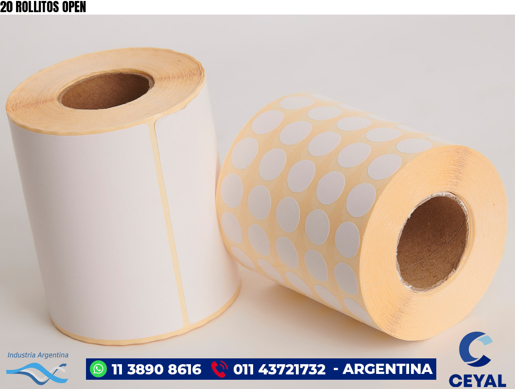 20 ROLLITOS OPEN