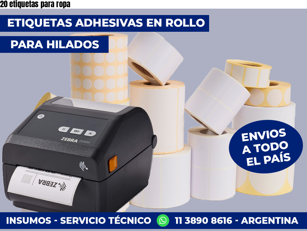 20 etiquetas para ropa