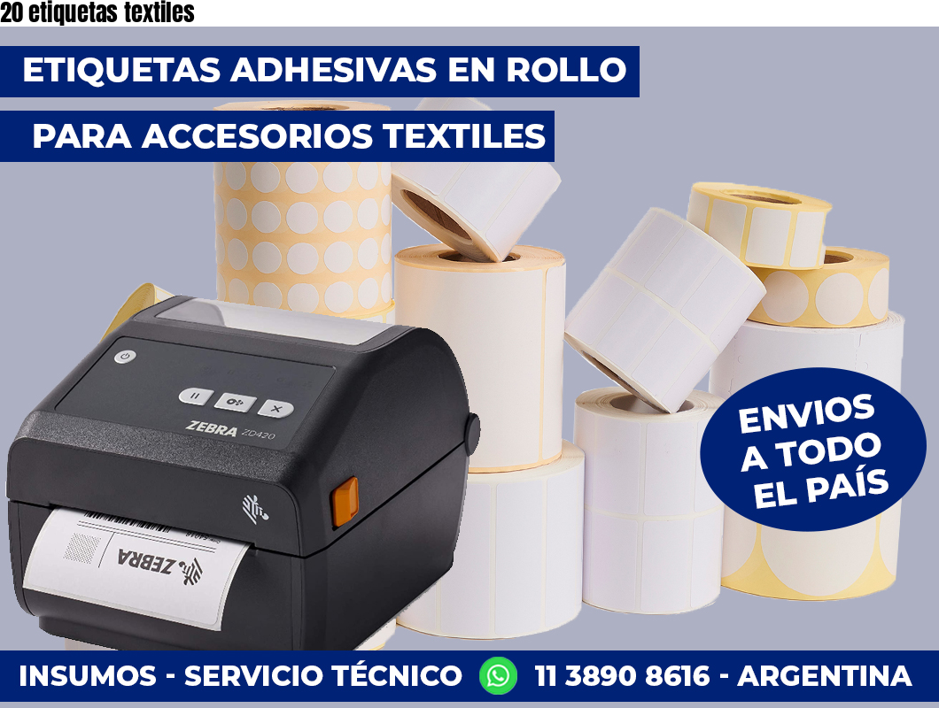 20 etiquetas textiles