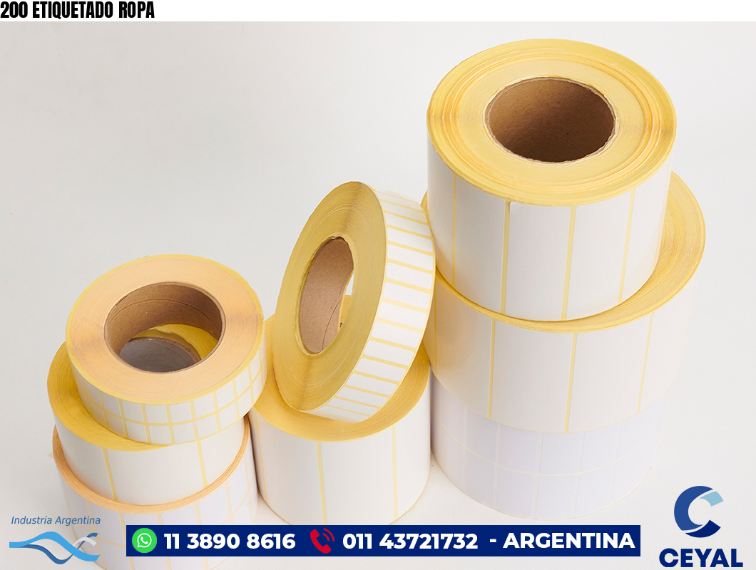 200 ETIQUETADO ROPA