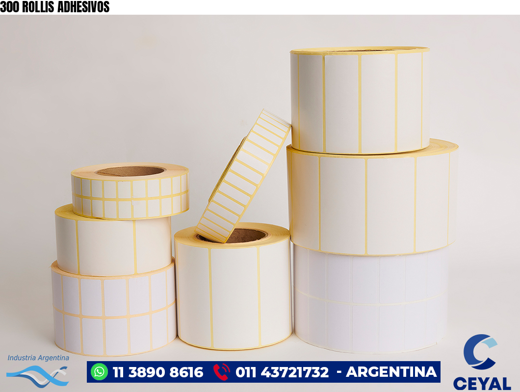 300 ROLLIS ADHESIVOS