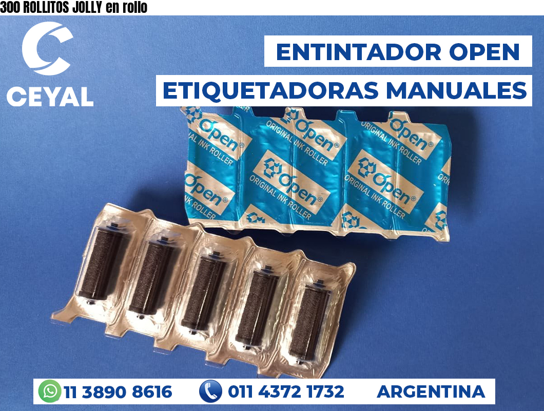 300 ROLLITOS JOLLY en rollo