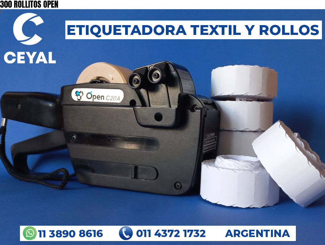 300 ROLLITOS OPEN