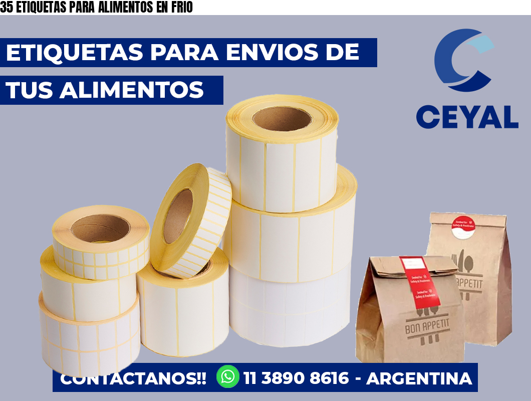 35 ETIQUETAS PARA ALIMENTOS EN FRIO