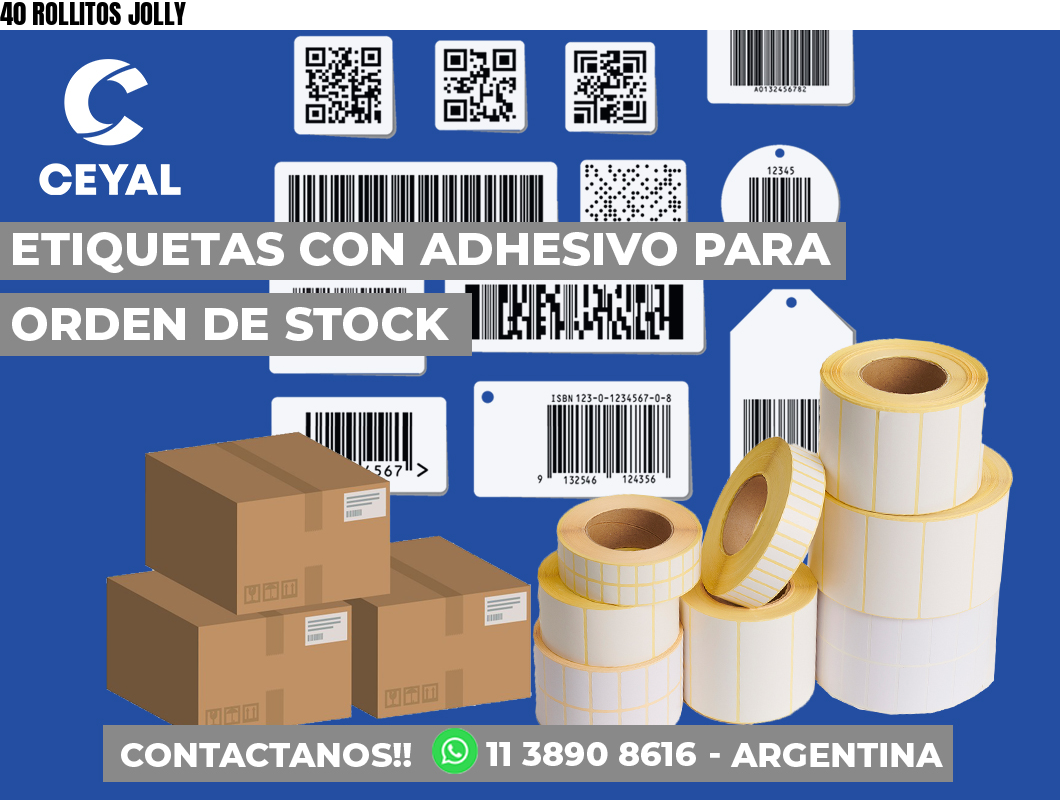 40 ROLLITOS JOLLY