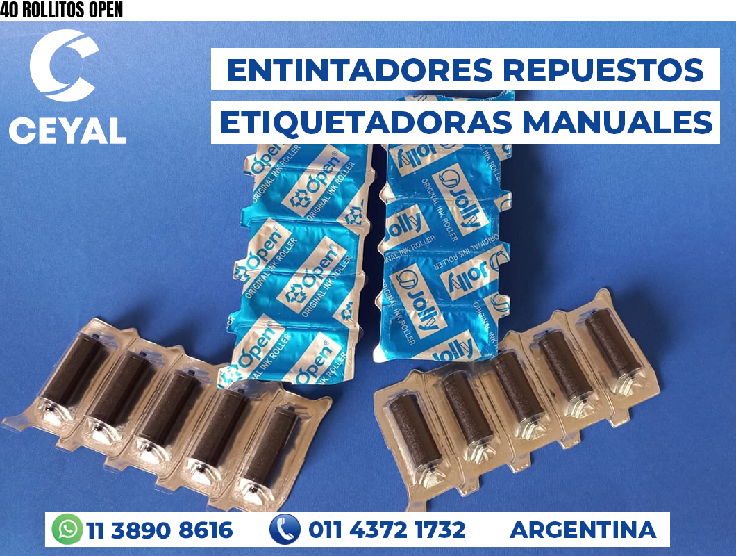 40 ROLLITOS OPEN