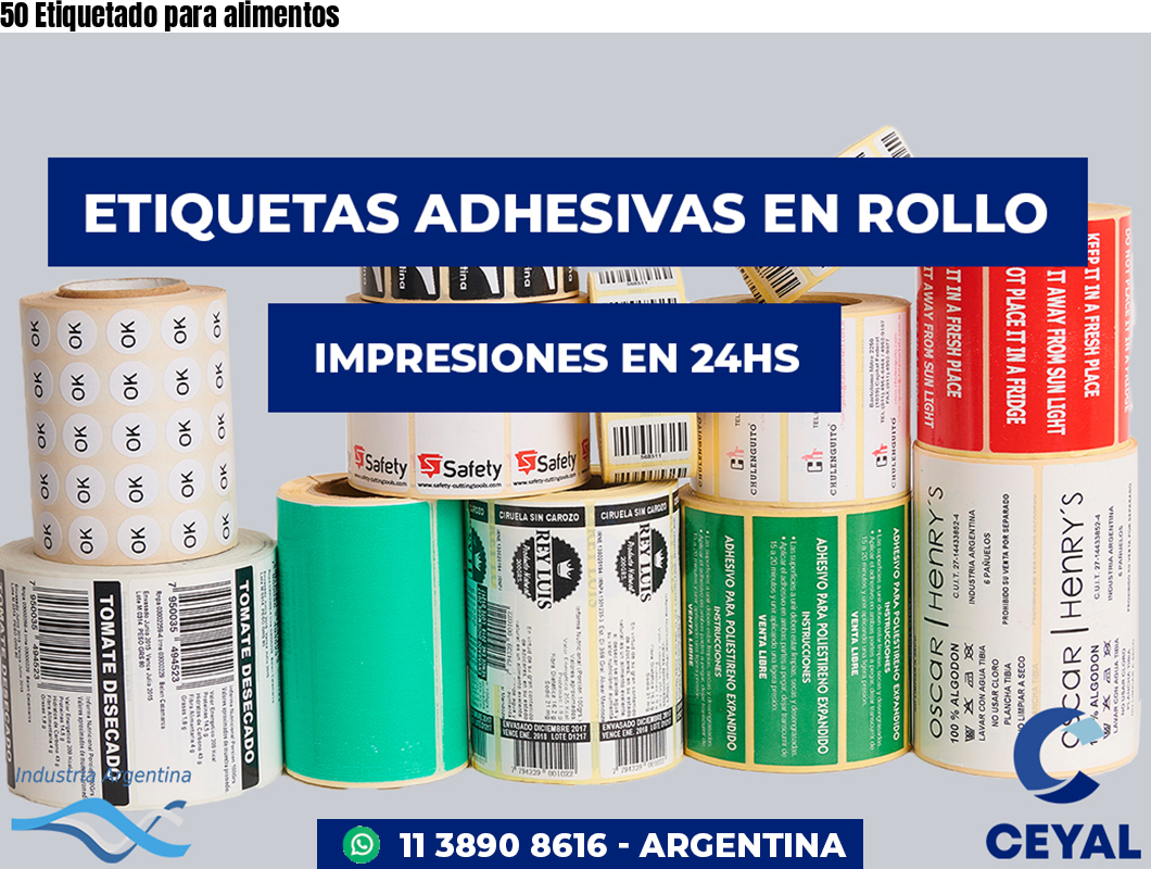50 Etiquetado para alimentos