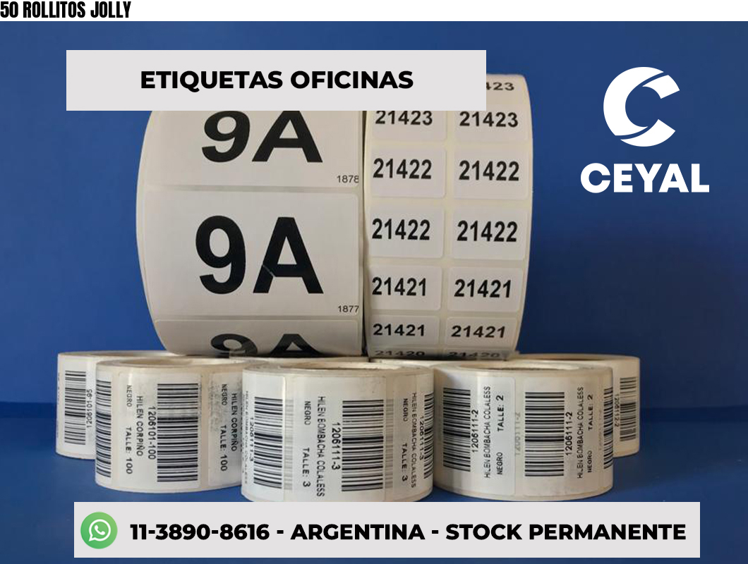 50 ROLLITOS JOLLY