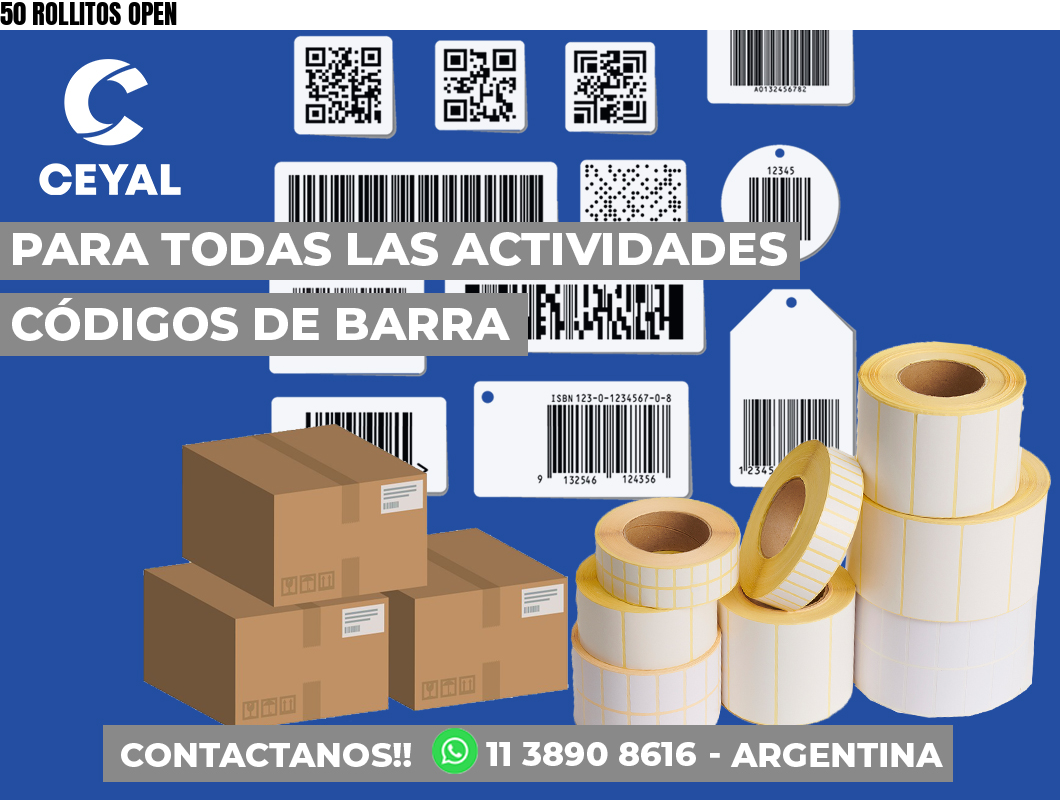 50 ROLLITOS OPEN