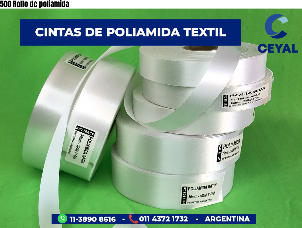 500 Rollo de poliamida