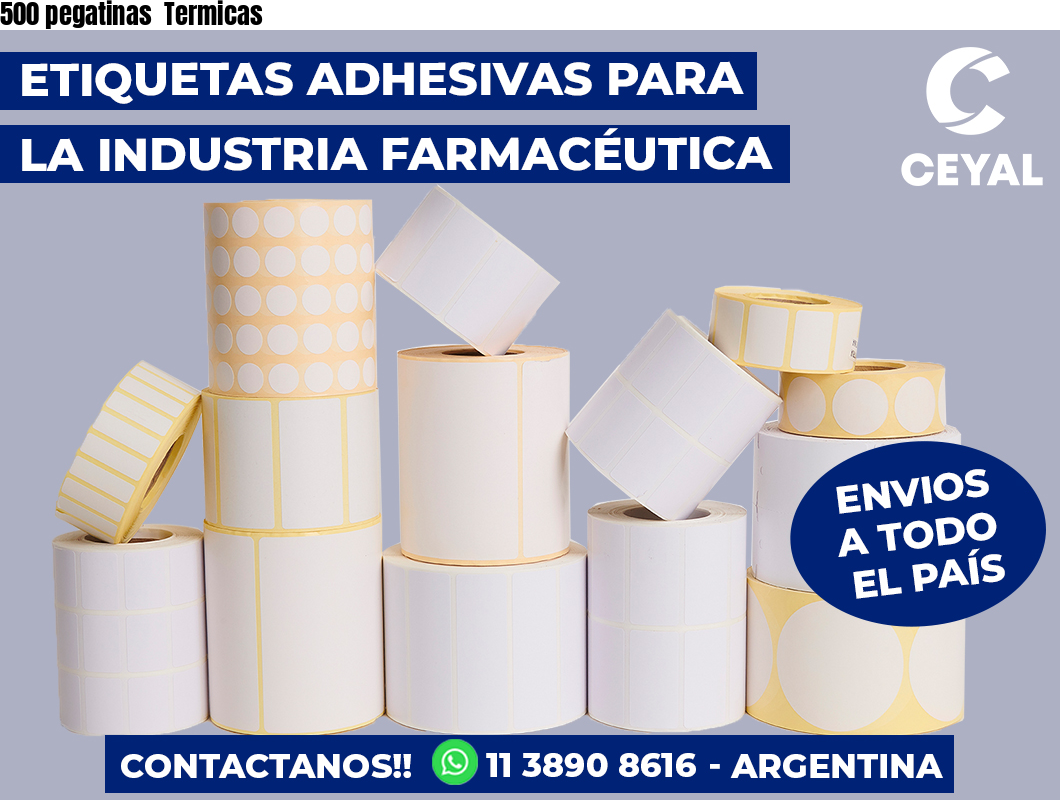 500 pegatinas  Termicas