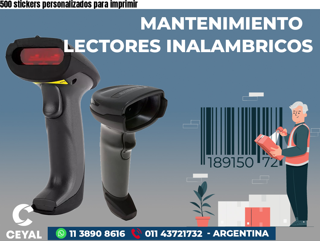 500 stickers personalizados para imprimir