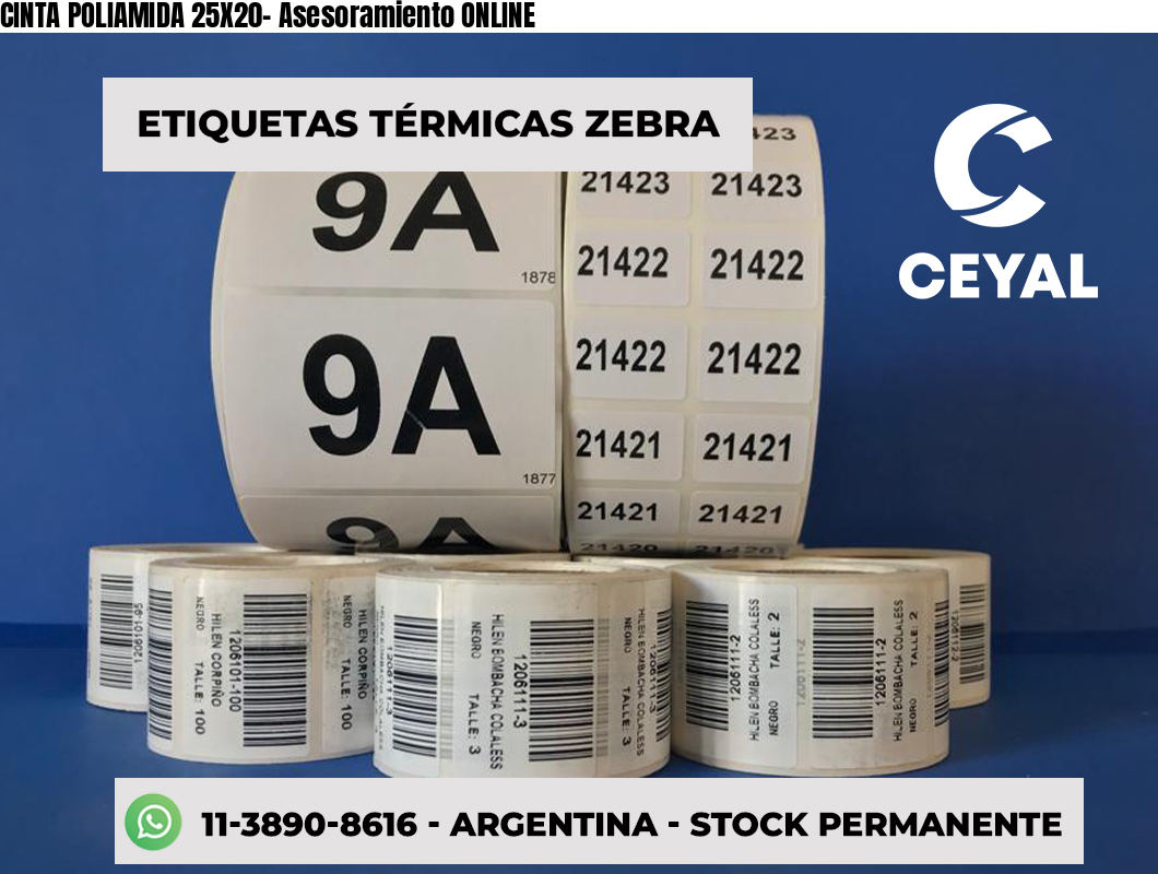 CINTA POLIAMIDA 25X20- Asesoramiento ONLINE