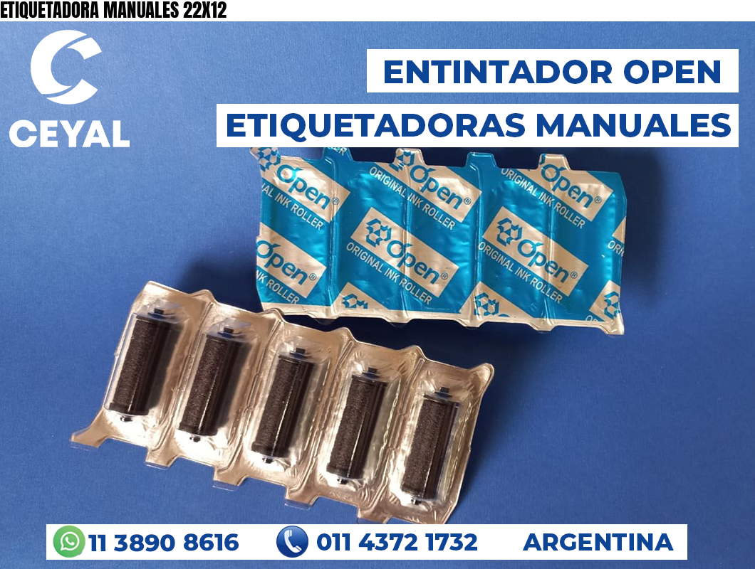 ETIQUETADORA MANUALES 22X12