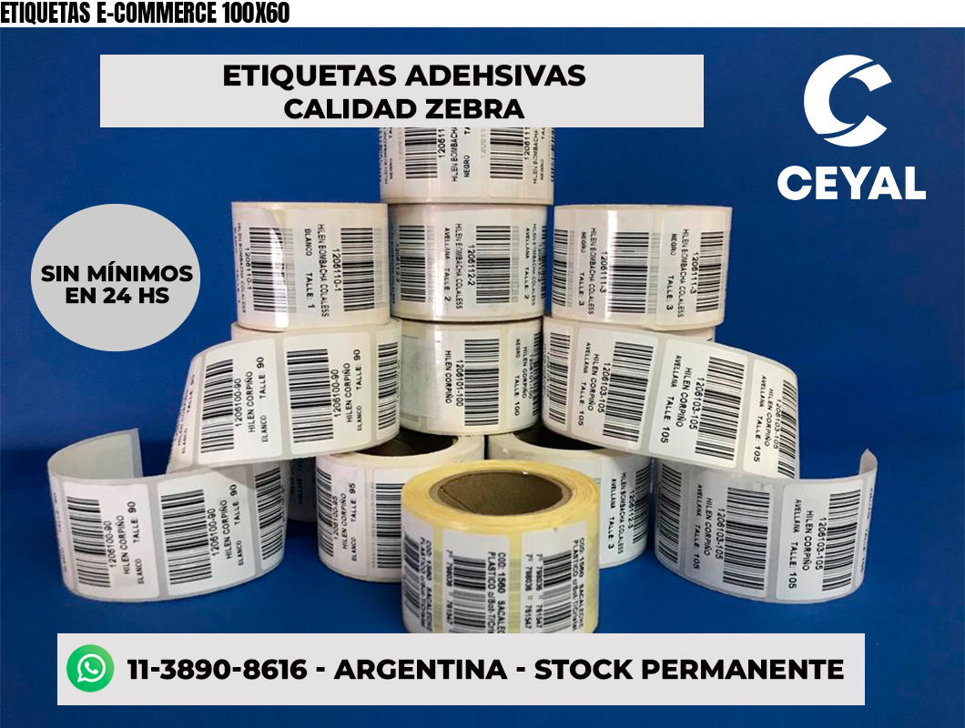 ETIQUETAS E-COMMERCE 100X60