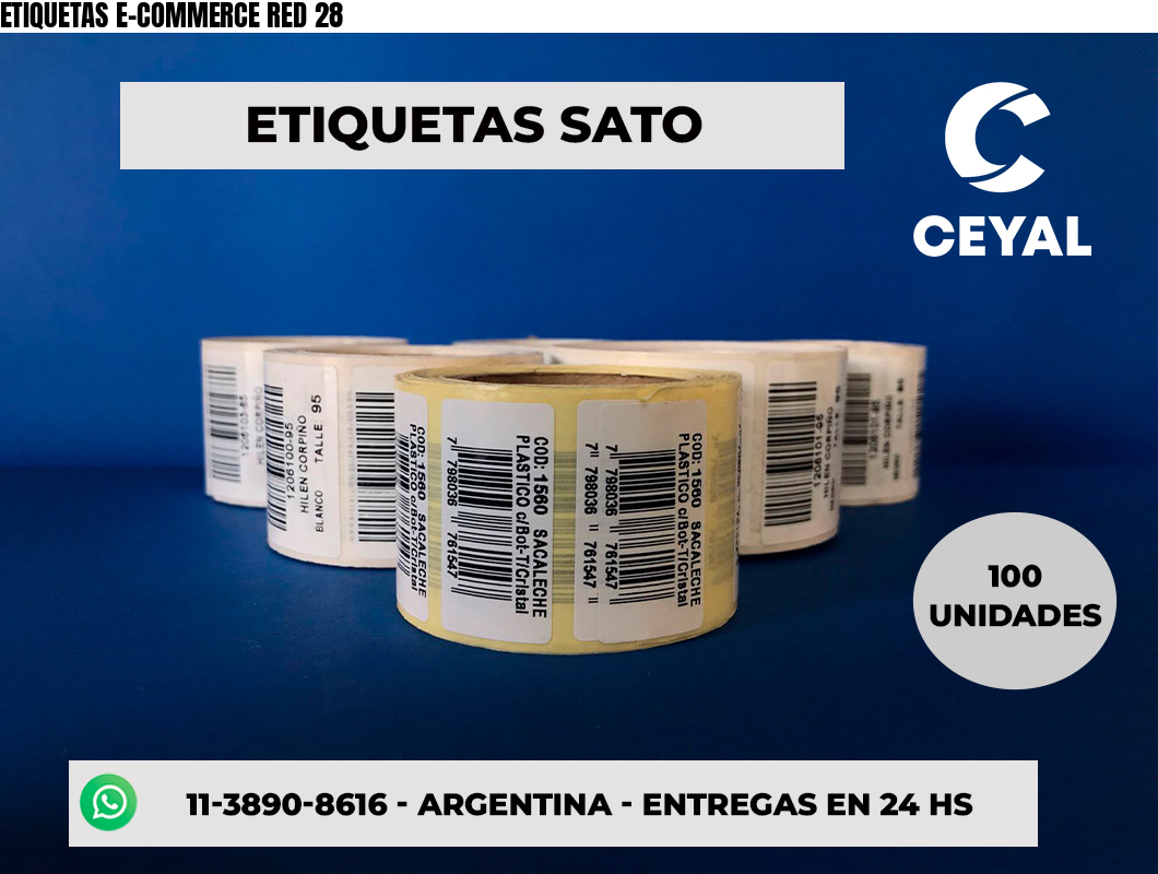 ETIQUETAS E-COMMERCE RED 28
