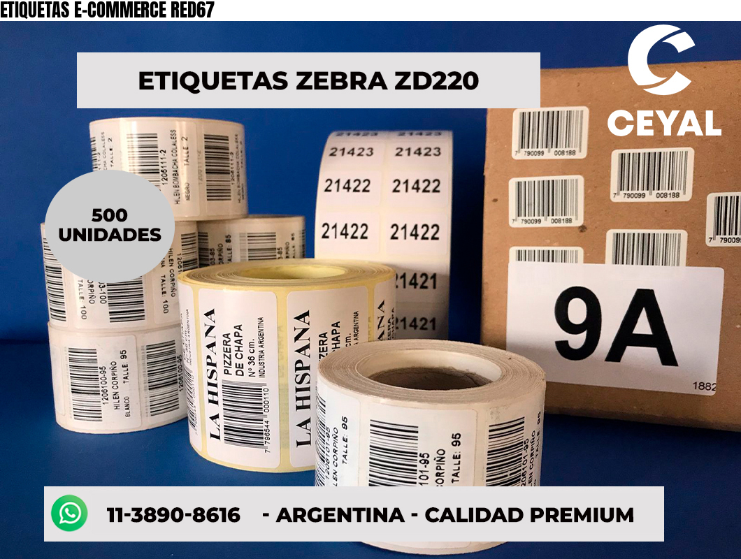 ETIQUETAS E-COMMERCE RED67