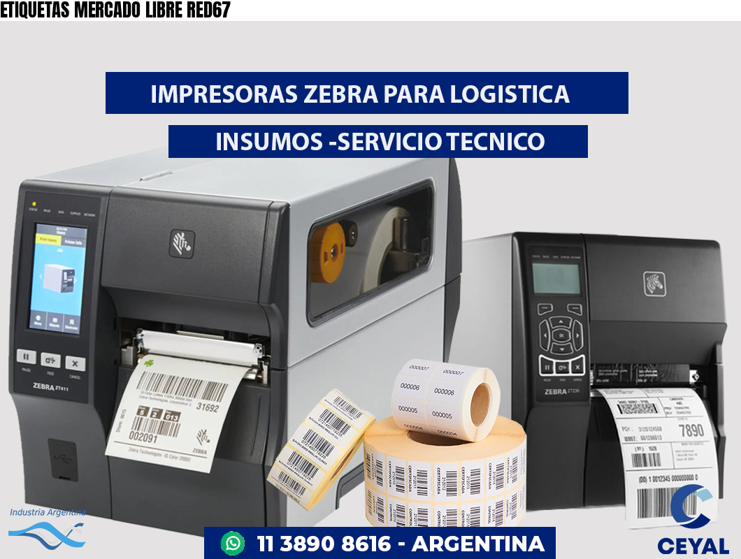 ETIQUETAS MERCADO LIBRE RED67