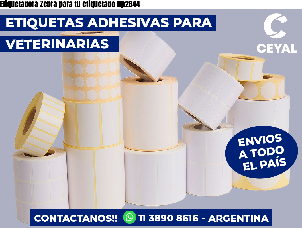 Etiquetadora Zebra para tu etiquetado tlp2844