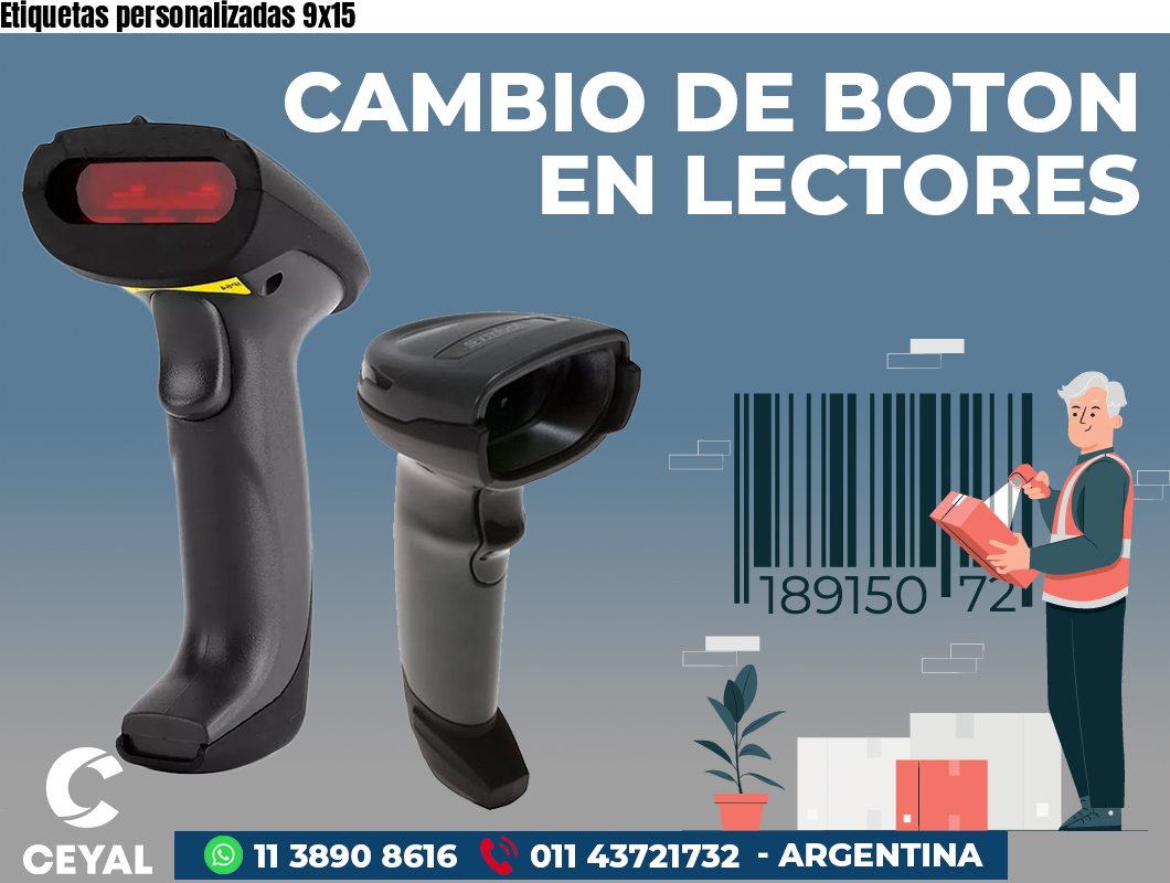 Etiquetas personalizadas 9x15