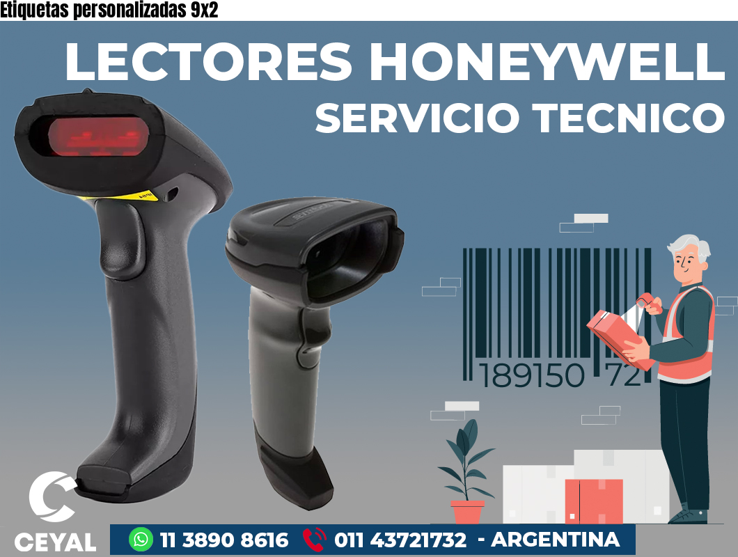Etiquetas personalizadas 9x2