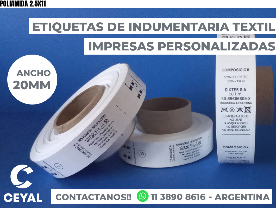 POLIAMIDA 2.5X11