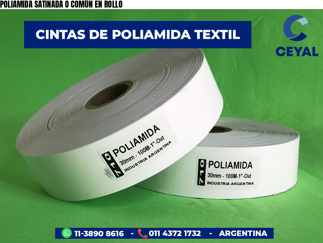 POLIAMIDA SATINADA O COMÚN EN ROLLO