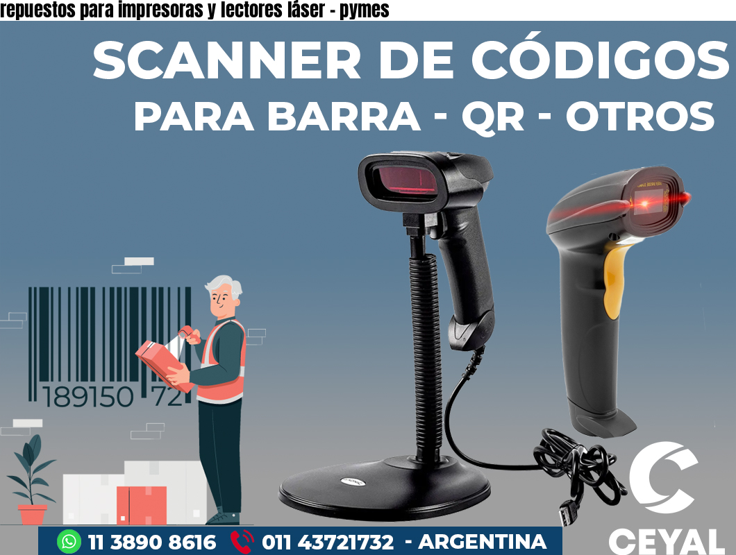 repuestos para impresoras y lectores láser - pymes