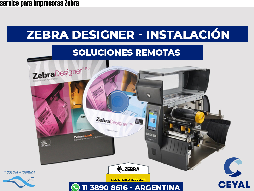service para impresoras Zebra