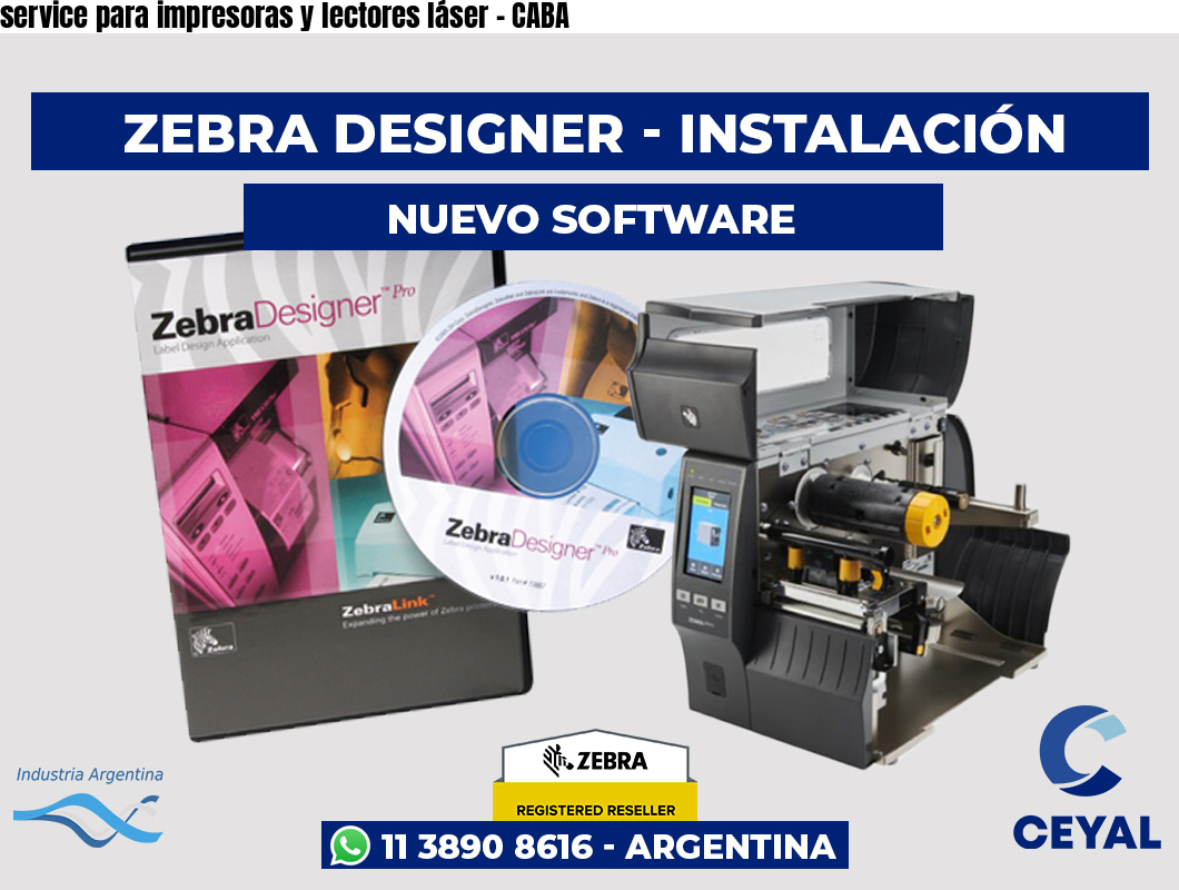 service para impresoras y lectores láser – CABA