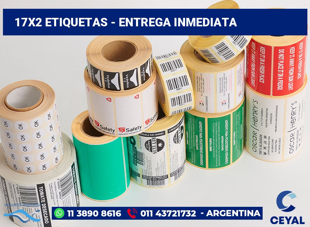 17x2 Etiquetas