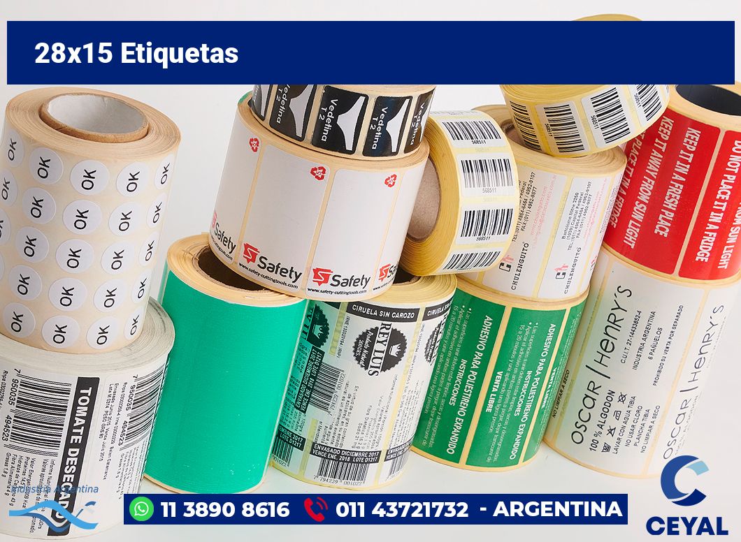 28x15 Etiquetas
